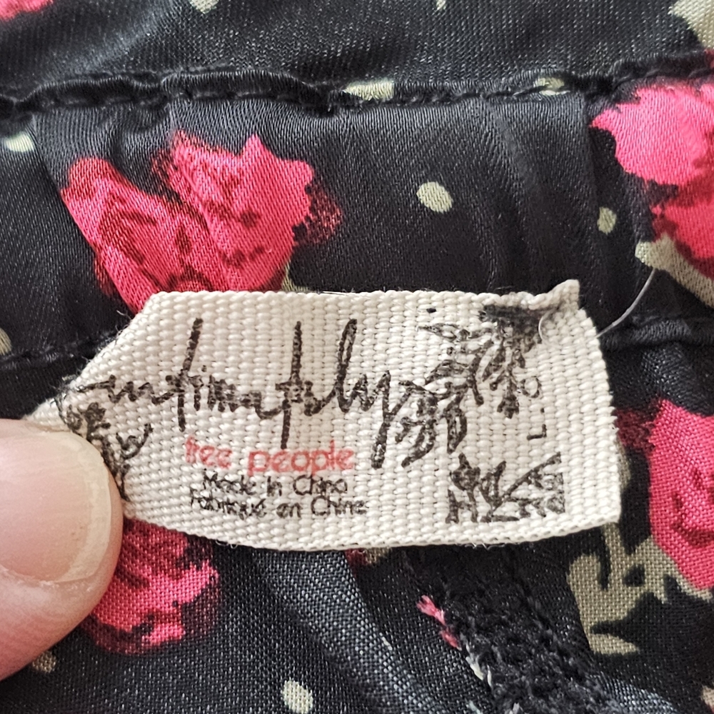 Intimately Free People Wide Leg Floral Sleep Pajama Pants In L NWOT - Picture 11 of 11